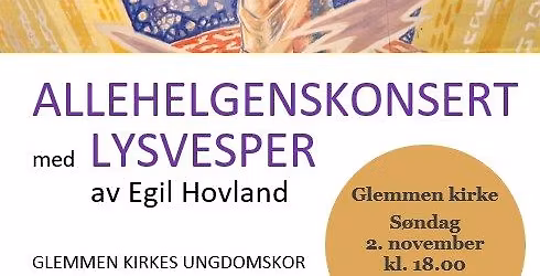 Allehelgenskonsert med lysvesper