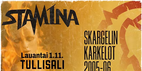 Stam1na: Skargelin karkelot 2005\u201306 -juhlakiertue | Tullisali, Oulu | 1.11.2025