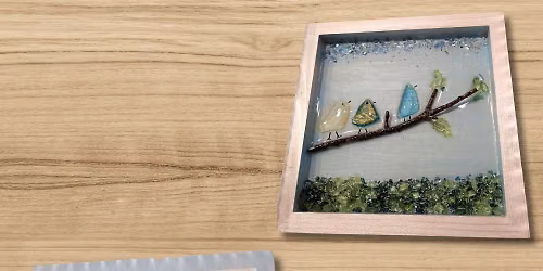  Make Crushed Glass Resin Art 
