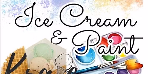 Ice Cream & Paint Ceramics at Krave Creamery in Wapakoneta
