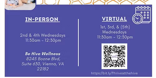Thrive at the Hive Postpartum Support Group