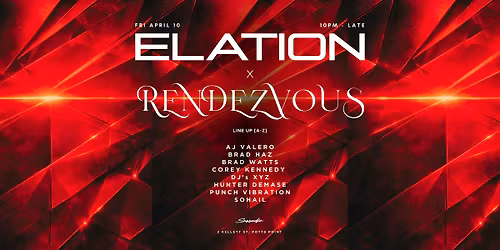 Sussudio presents ELATION x RENDEZVOUZ