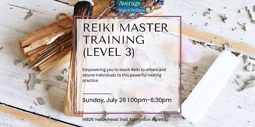 Reiki Master Training (Level 3)