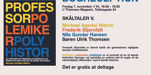 Bogreception for 'Professor, polemiker, polyhistor. Et bogportr\u00e6t af Frederik Stjernfelt'