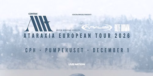 ALLT - ATARAXIA EUROPEAN TOUR 2026 \/\/ Pumpehuset \/\/ 1. december 2026
