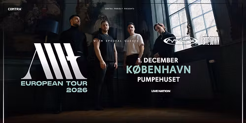 ALLT - European Tour 2026 \/\/ Pumpehuset \/\/ 1. december 2026