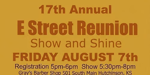 17th Annual E Street Reunion Show and Shine