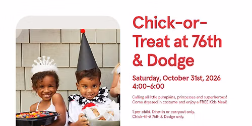 Chick-or-Treat at Chick-fil-A 76th & Dodge