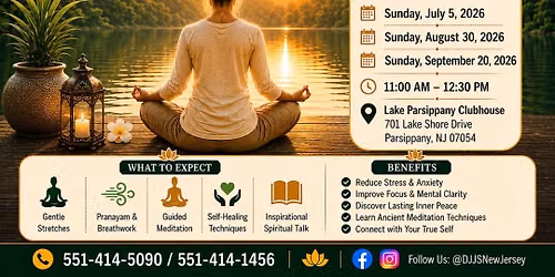 Free Meditation Class(Parsippany)