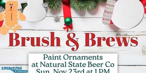 Brush & Brews Ornaments at Natural State