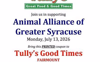 Dine for a Cause at Tully's Fairmount to support AAGS