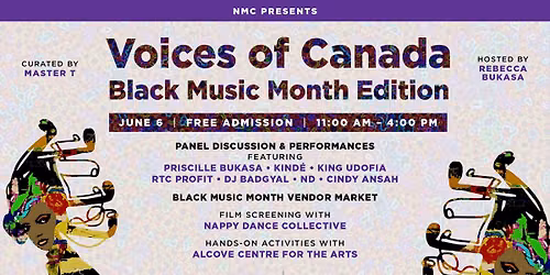 NMC Presents: Voices of Canada Black Music Month Edition