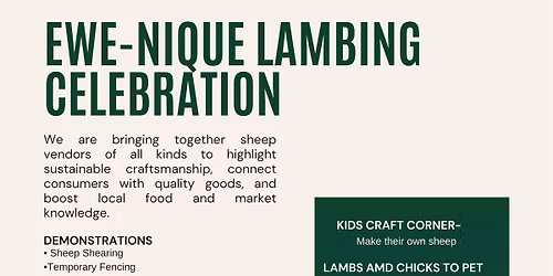 Ewe-unique Lambing Celebration 