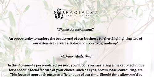 Pop Up Event @Facial32