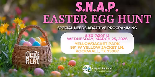SNAP (Special Needs and Adaptive Programming) Easter Egg Hunt