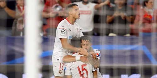 Sevilla FC vs Racing Santander at Estadio Ramon Sanchez Pizjuan