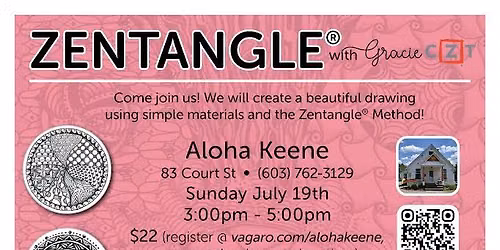 Zentangle for July