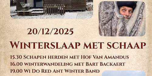 Winterslaap met schaap
