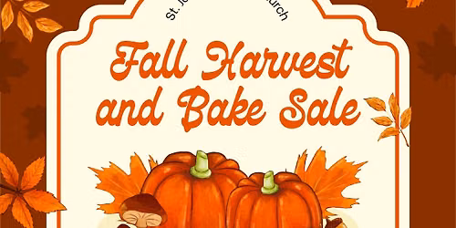 Fall Harvest and Bake Sale