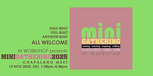 M WORKSHOP MINI GATHERING NOV 2025
