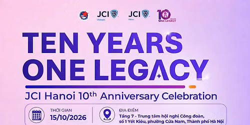 L\u1ec5 k\u1ef7 ni\u1ec7m 10 n\u0103m JCI Hanoi
