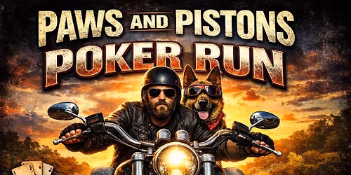 Paws and Pistons Poker Run