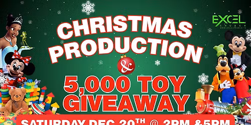 Excel Church Christmas Production & Big Toy Giveaway 2025