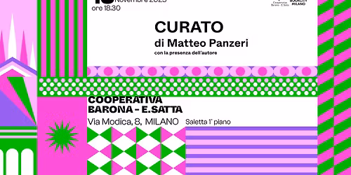 Book City - Presentazione del libro "CURATO" di Matteo Panzeri