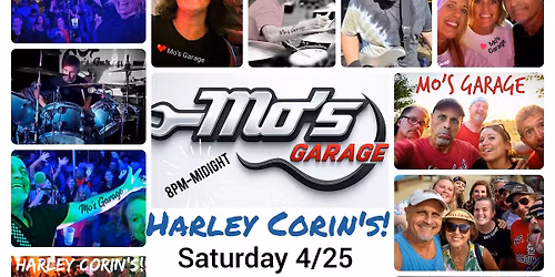 Mo's Garage @ Harley Corin's!