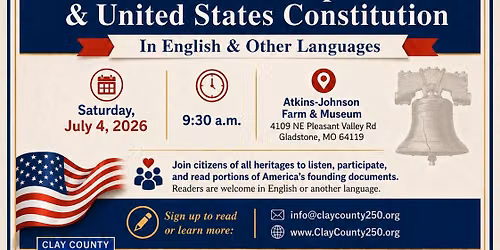 Public Readings of the Declaration of Independence & U.S. Constitution