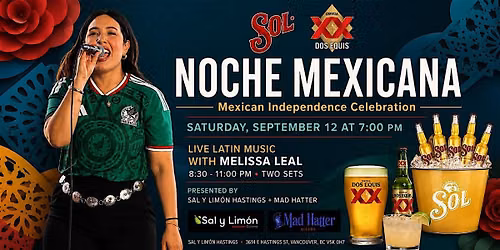 Noche Mexicana | Live Latin Music at Sal y Lim\u00f3n Hastings