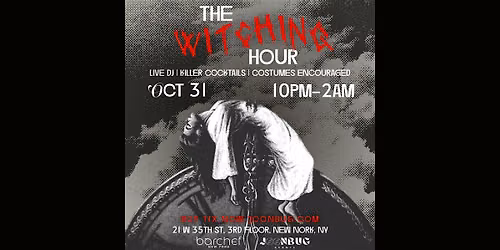 NYC BarChef Witching Hour Party 10\/31