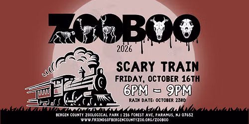 Zoo Boo 2026 TRAIN Ride only Friday Night 6-9pm