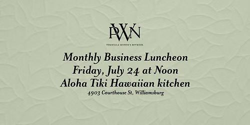 Monthly Business Luncheon
