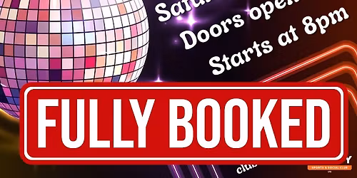 Disco Bingo \ud83e\udea9 FULLY BOOKED