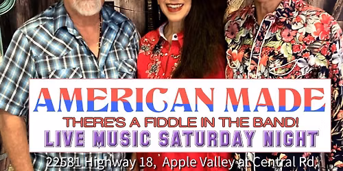 AMERICAN MADE BAND \ud83c\udfb6at Buckeye Jack\u2019s Saloon