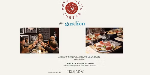 Wine & Cheese thoughtfully paired...an afternoon with Antonelli's