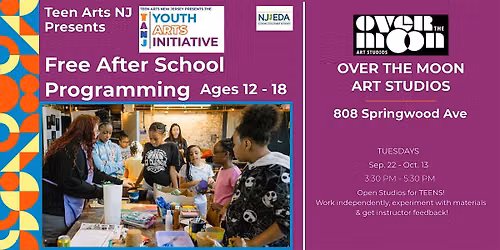 FREE TUESDAY After School Art Programming