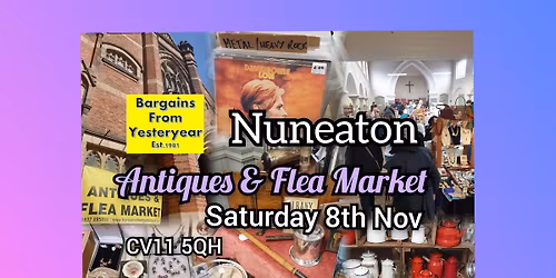 Nuneaton Antiques and Flea Market CV11 5QH