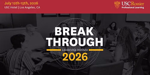 Breakthrough Leadership Institute 2026