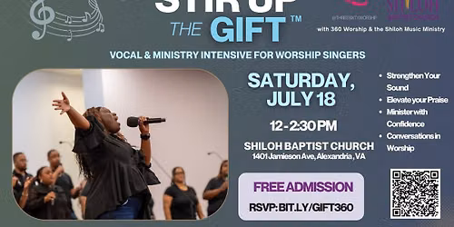Stir Up the Gift - FREE Vocal Intensive with Kim Gordon & 360 Worship