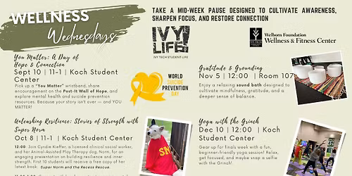 Wellness Wednesdays at Ivy Tech
