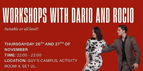 Workshops with Dario and Rocio