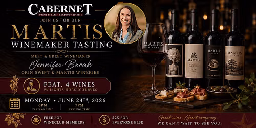 Martis & Orin Swift Winemaker Tasting & Meet-and-Greet