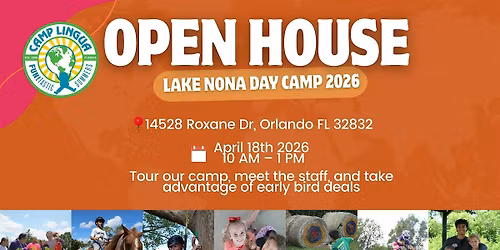 Open House - Summer Camp Lingua Lake Nona
