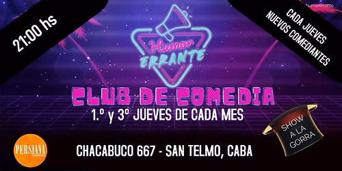 Club De Comedia Humor Errante Sede San Telmo