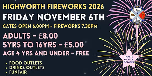 HIGHWORTH FIREWORKS 2026