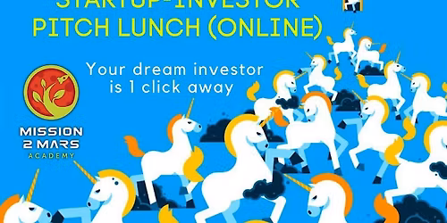 STARTUP-INVESTOR PITCH LUNCH LIVE (SILICON VALLEY - AUSTIN)