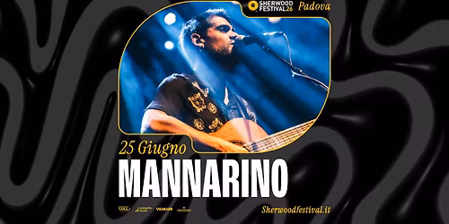 MANNARINO - "Tour 2026\u201d | 25 Giugno 2026 | Sherwood Festival, Padova