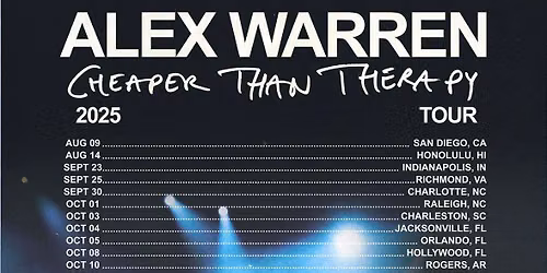 Alex Warren Charlotte Tickets